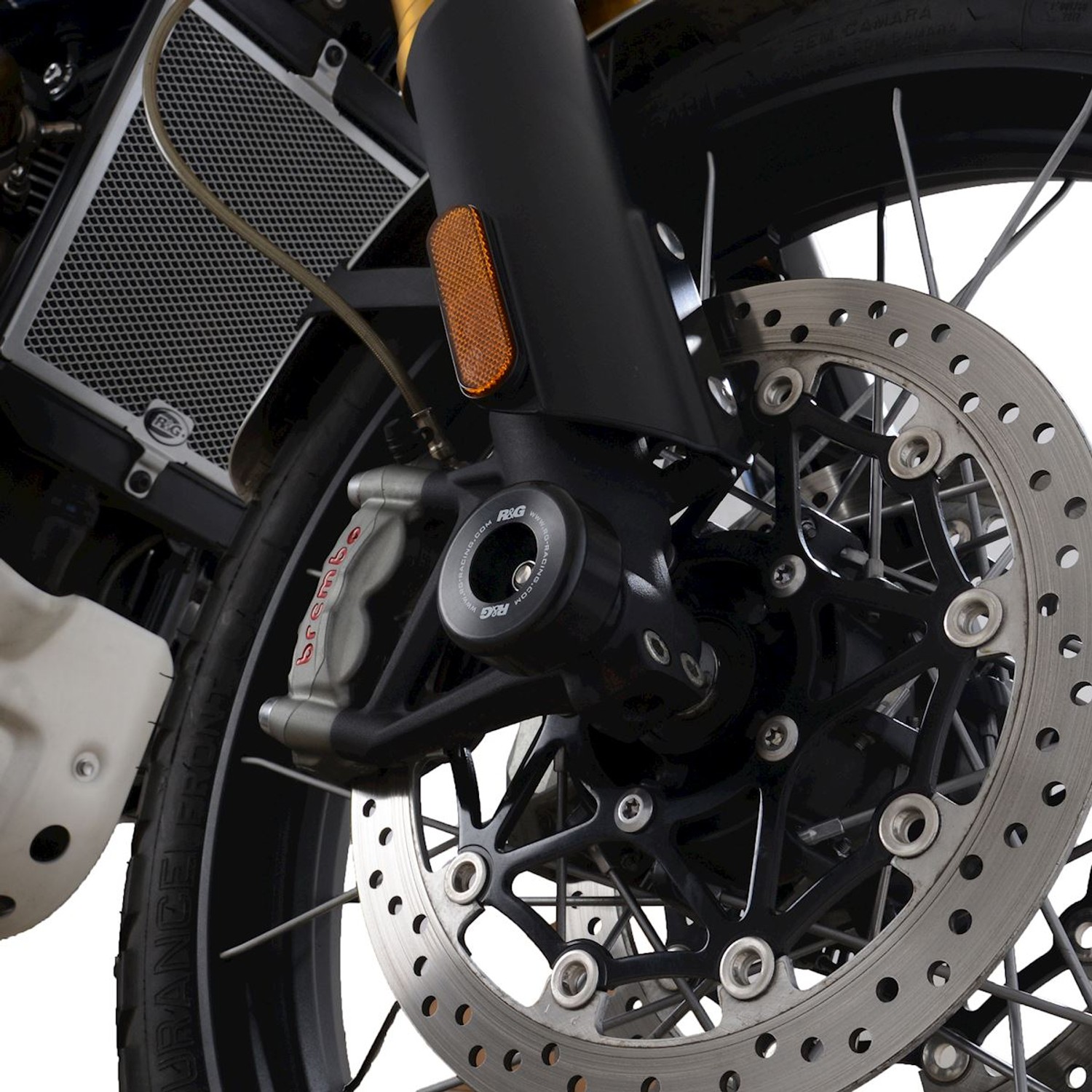 R&G Racing Fork Protectors for Triumph Scrambler 1200 XE '19-'22 R&G Racing Fork Protectors for Triumph Scrambler 1200 XE '19-'22